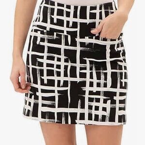 S.C.&CO. Women's Stretch Skort Black/white